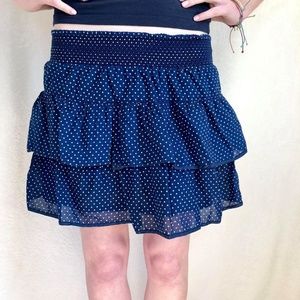 🏖 American Eagle Blue Polka Dot SZ S-P
